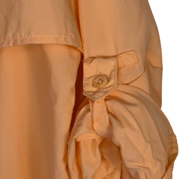 Columbia PFG Womens S Peach Vented Fishing Shirt Roll Tab Sleeves - Picture 7 of 12